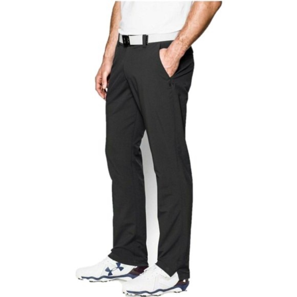 Under Armour | Men’s Match Play Vented Straight Fit Golf Pants - Black